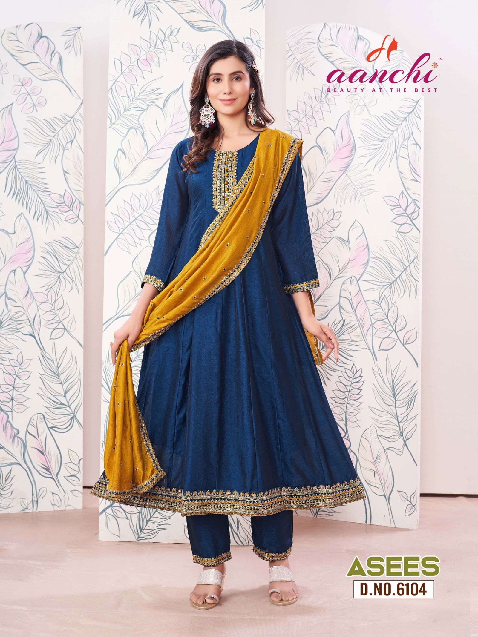 Asees By Aanchi Vichitra Flair Kurti Bottom With Dupatta Wholesale Shop In Surat
